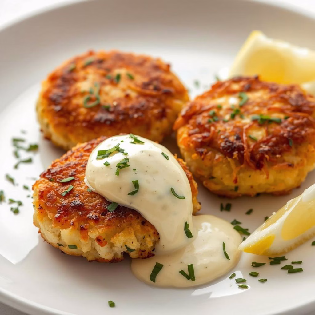 Crab Cakes with Lemon Aioli Recipe