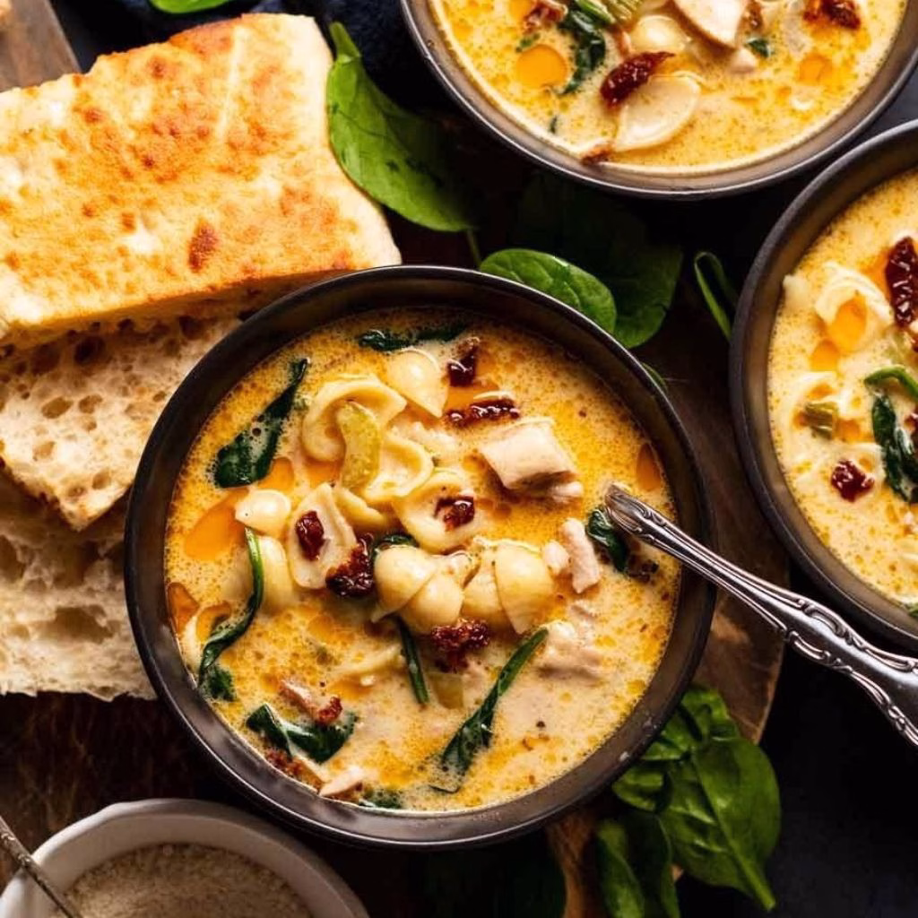 Creamy Italian Ground Chicken Soup Recipe