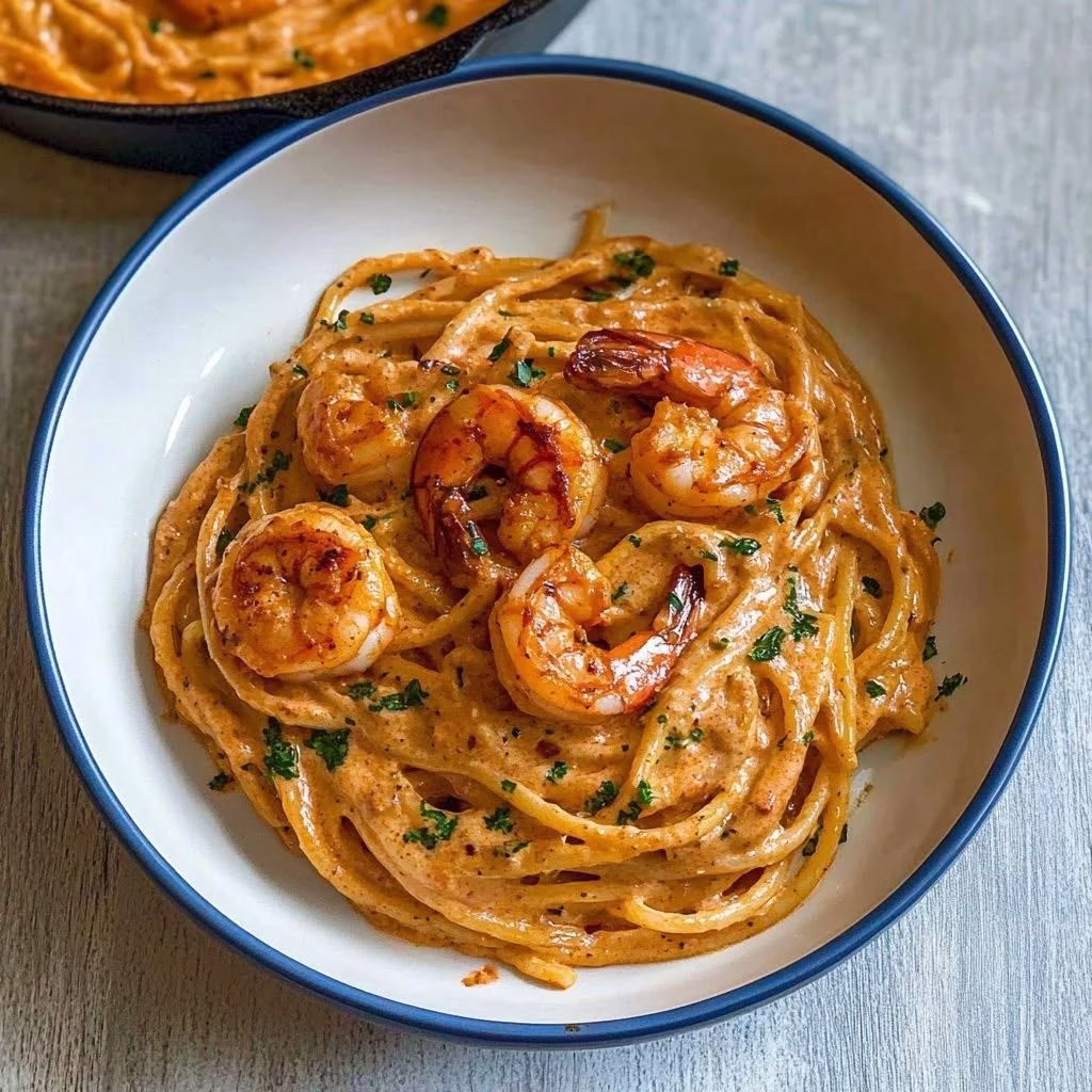 Creamy Shrimp Linguine Recipe