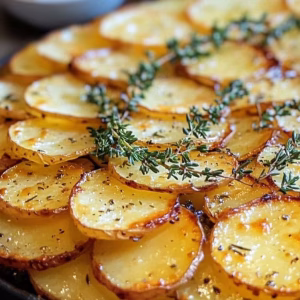 Balsamic Thyme Potato Torte Recipe