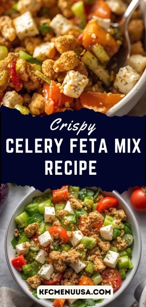 Crispy Celery Feta Mix Recipe