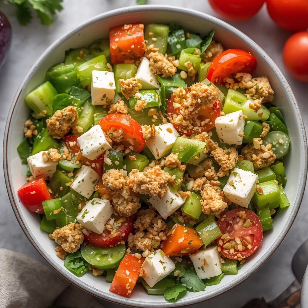 Crispy Celery Feta Mix Recipe