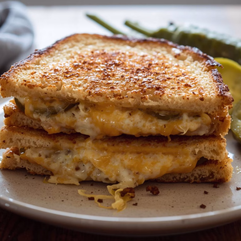 Crispy Pickle Grilled Cheese Recipe