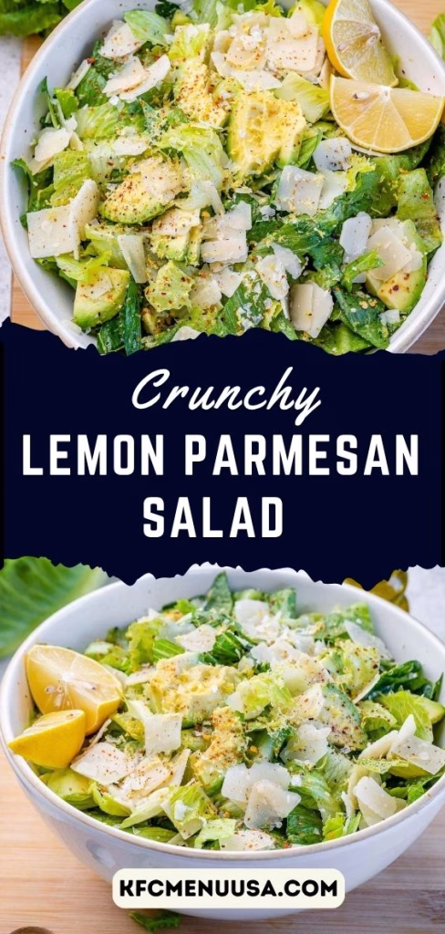 Crunchy Lemon Parmesan Salad Recipe