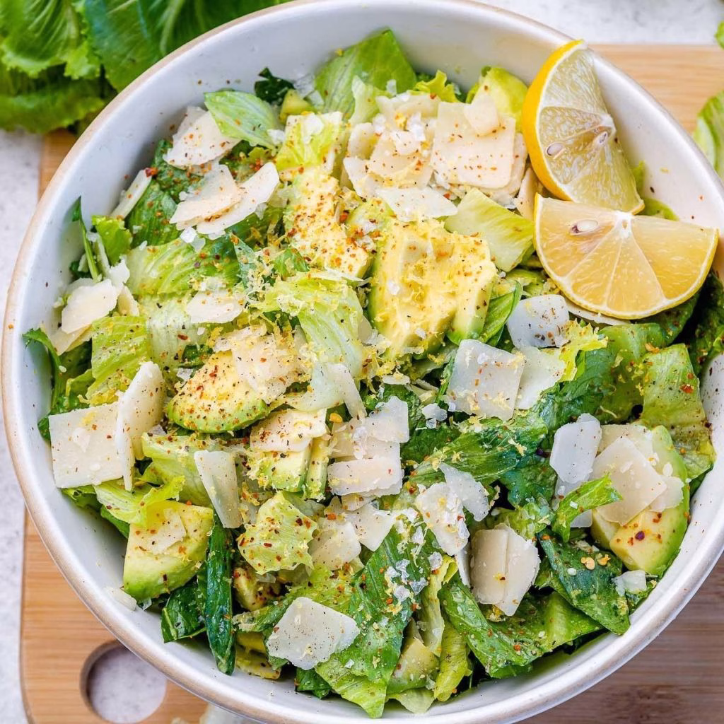 Crunchy Lemon Parmesan Salad Recipe