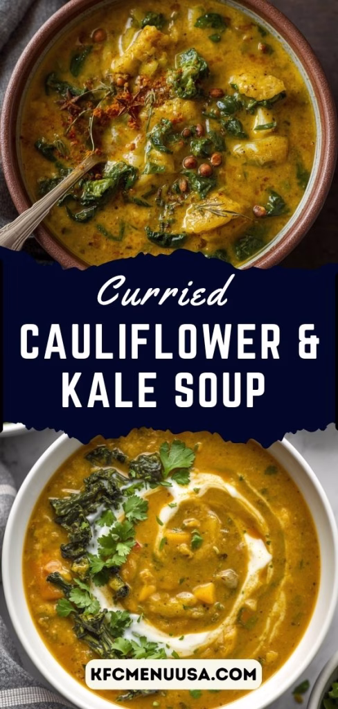 Curried Cauliflower And Kale Soup Recipe