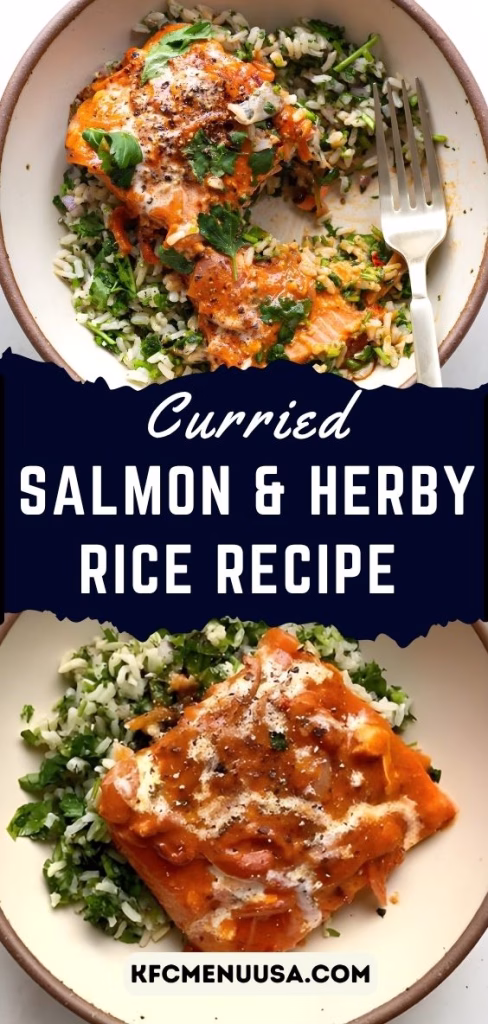Curried Salmon & Herby Rice Recipe