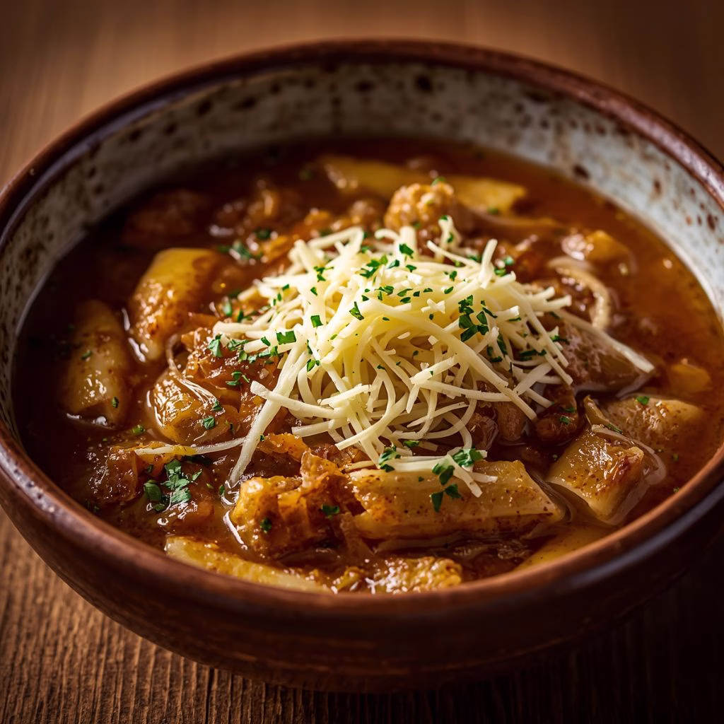 French Onion Soup Pasta Recipe
