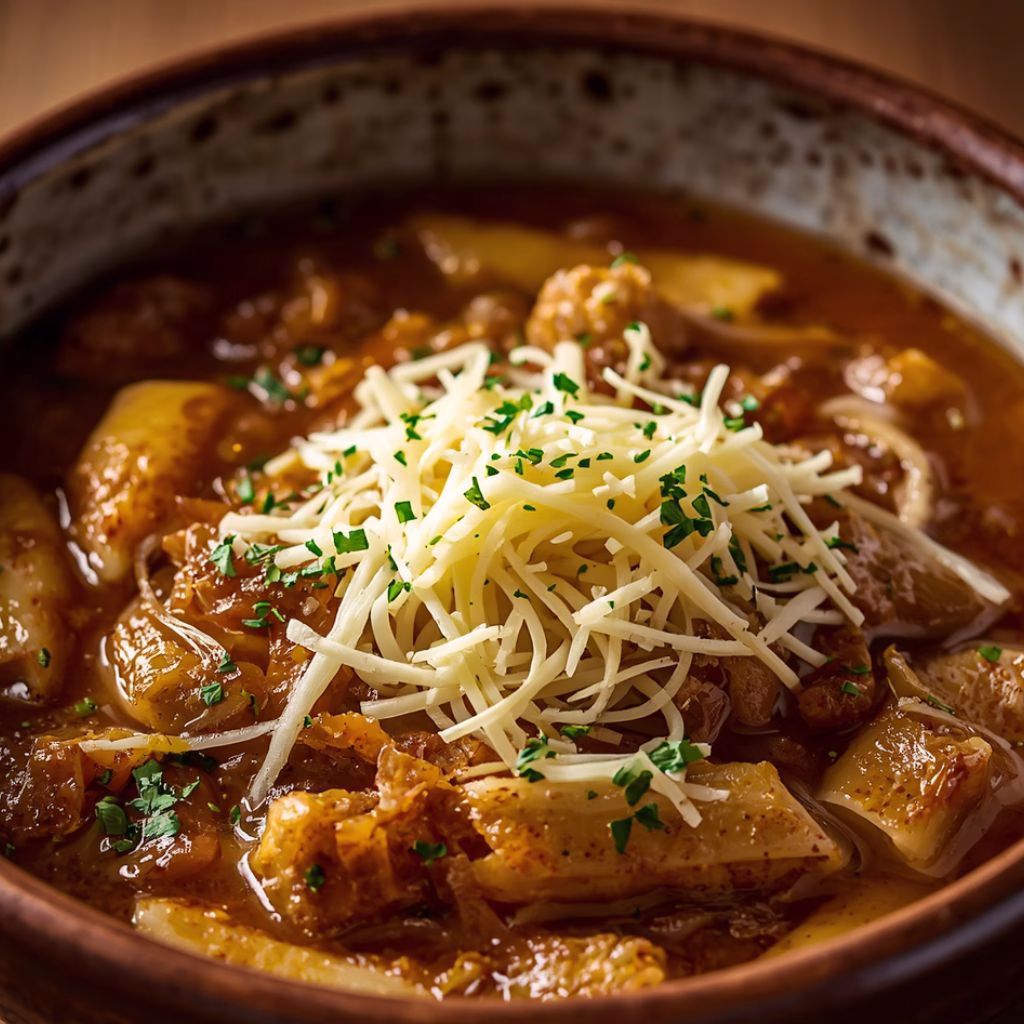 French Onion Soup Pasta Recipe