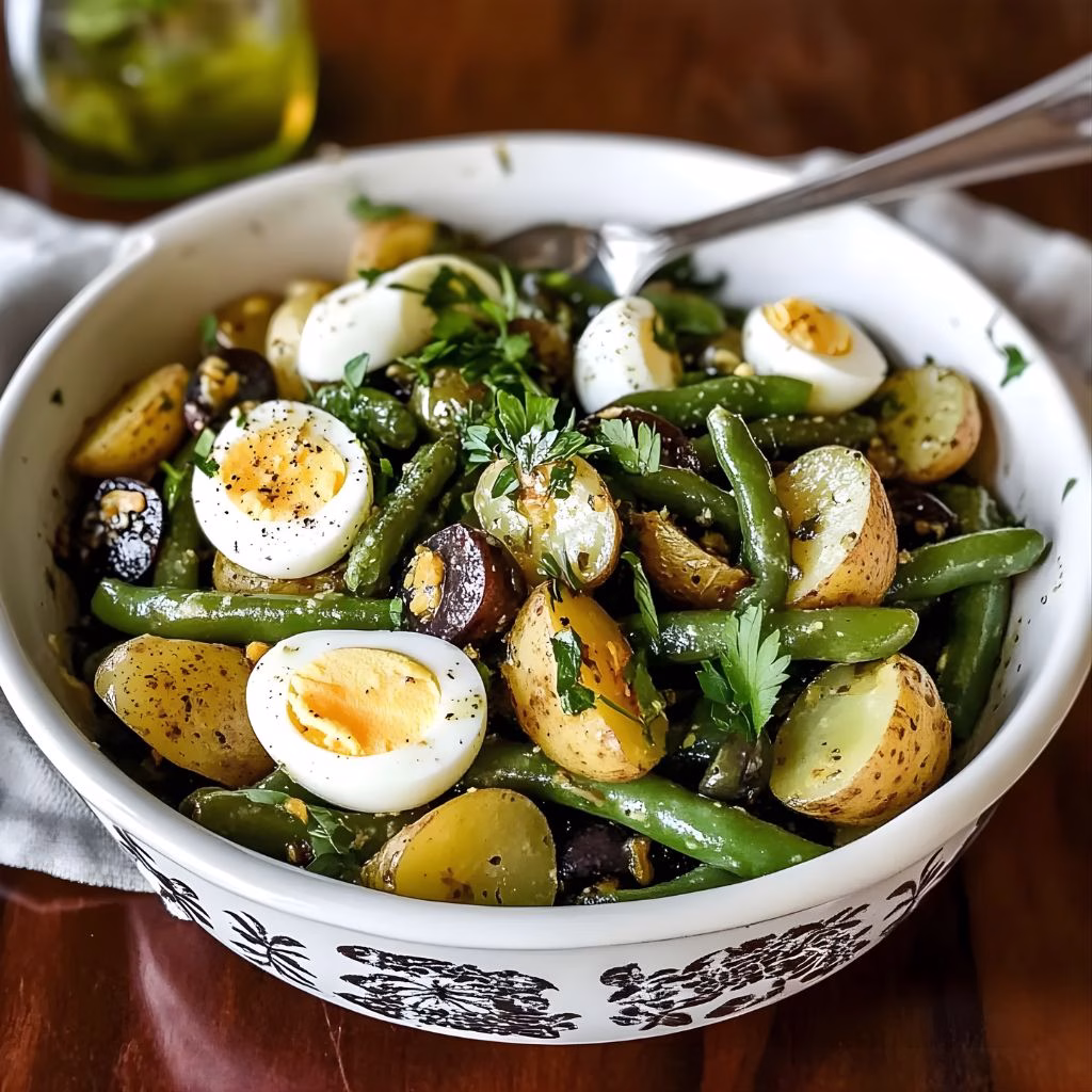 French-Style Potato Green Bean Salad Recipe