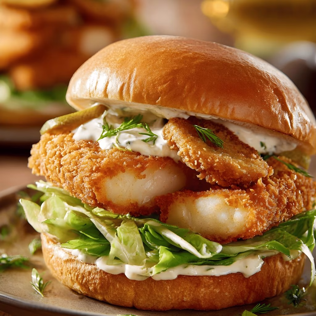 Fried Cod Fish Sandwich Recipe