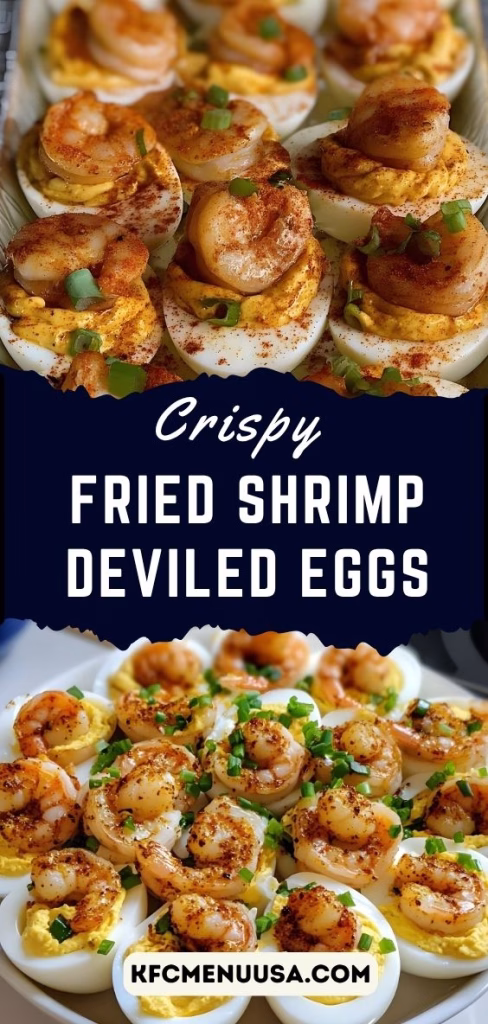 Fried Shrimp Deviled Eggs Recipe