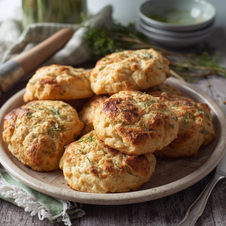 Goat’s Cheese, Dill and Onion Savoury Scones Recipe