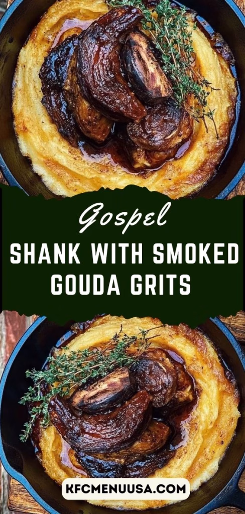 Gospel Shank with Smoked Gouda Grits Recipe