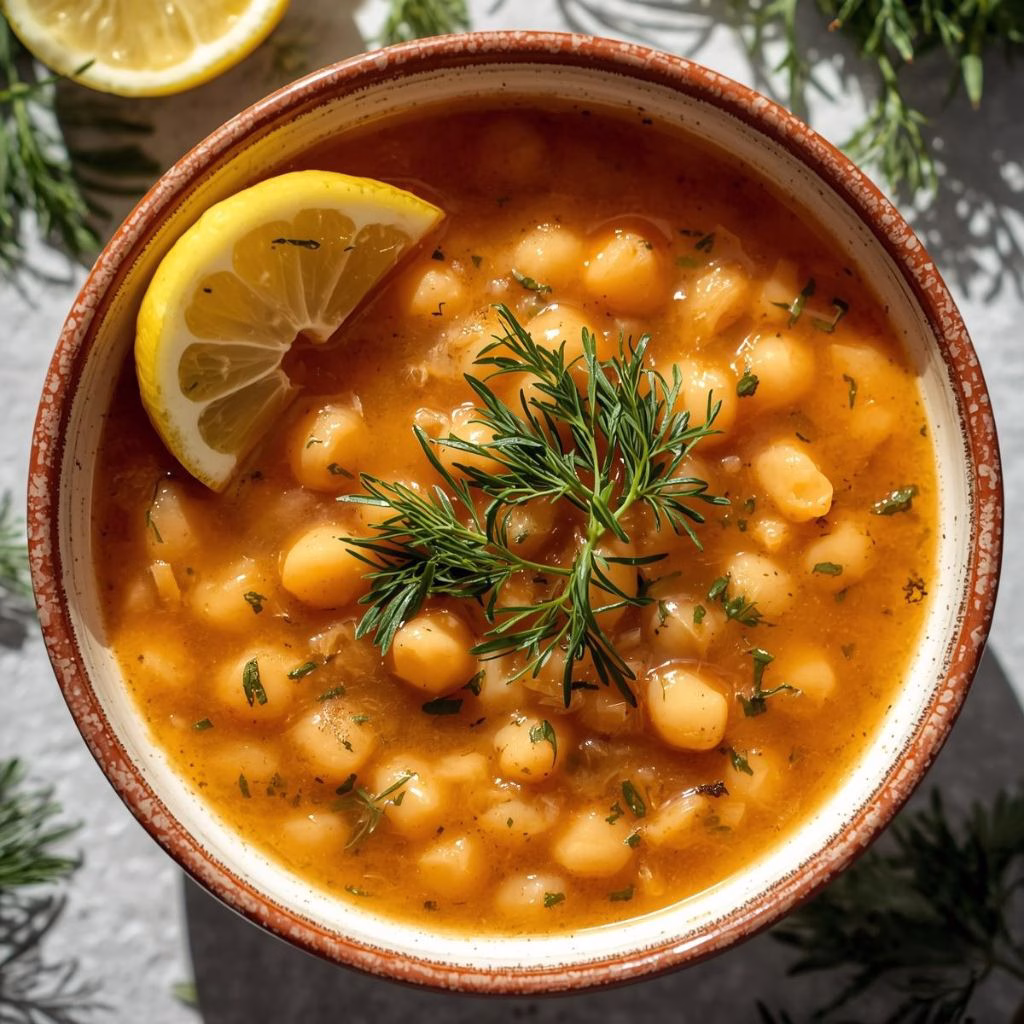 Greek Chickpea Soup Recipe