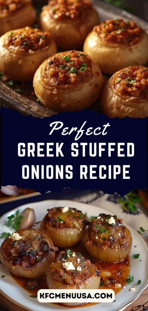 Greek Stuffed Onions Recipe