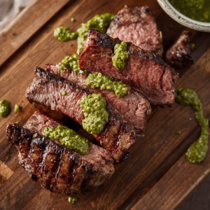 Grilled Ribeye with Chimichurri Sauce Recipe