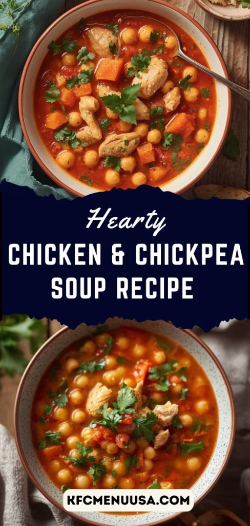 Hearty Chicken and Chickpea Soup Recipe