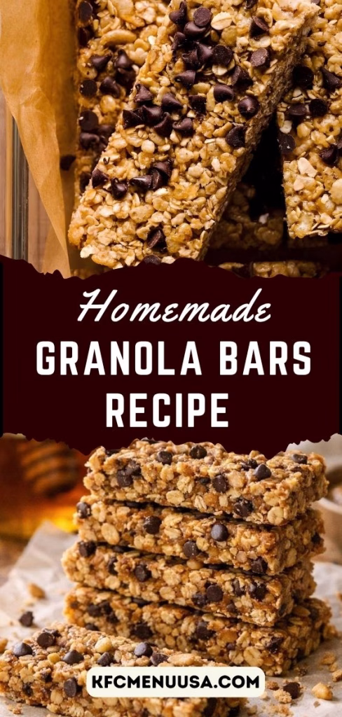 Homemade Granola Bars Recipe 