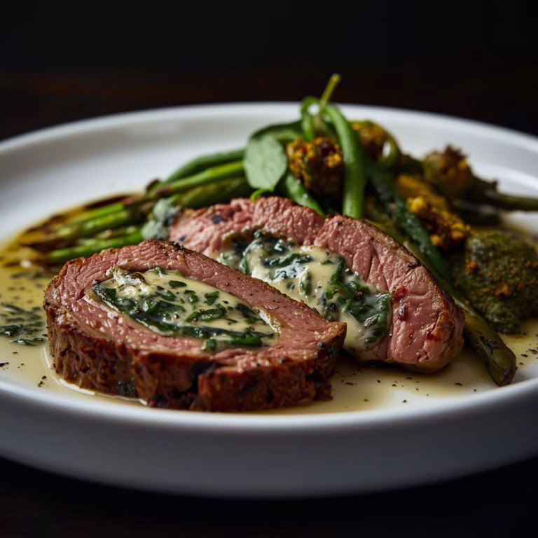 Steak Spinach Cheese Recipe