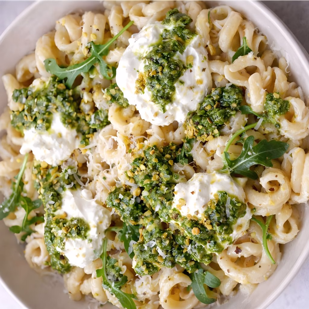 Lemon Burrata Pasta Salad Recipe