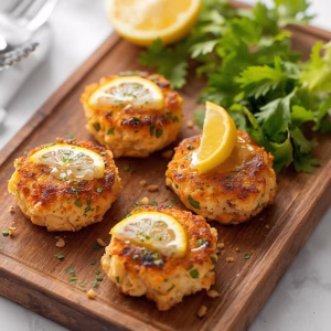 Lemon Caper Salmon Cakes Recipe