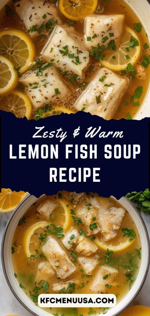 Lemon Fish Soup Recipe