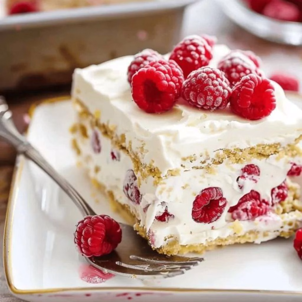 Lemon Raspberry Icebox Cake Recipe