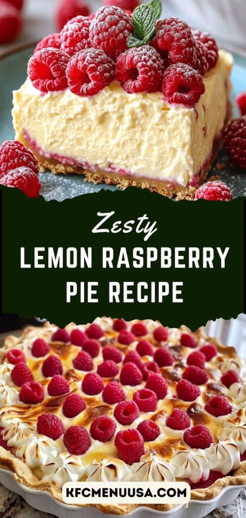 Lemon Raspberry Pie Recipe
