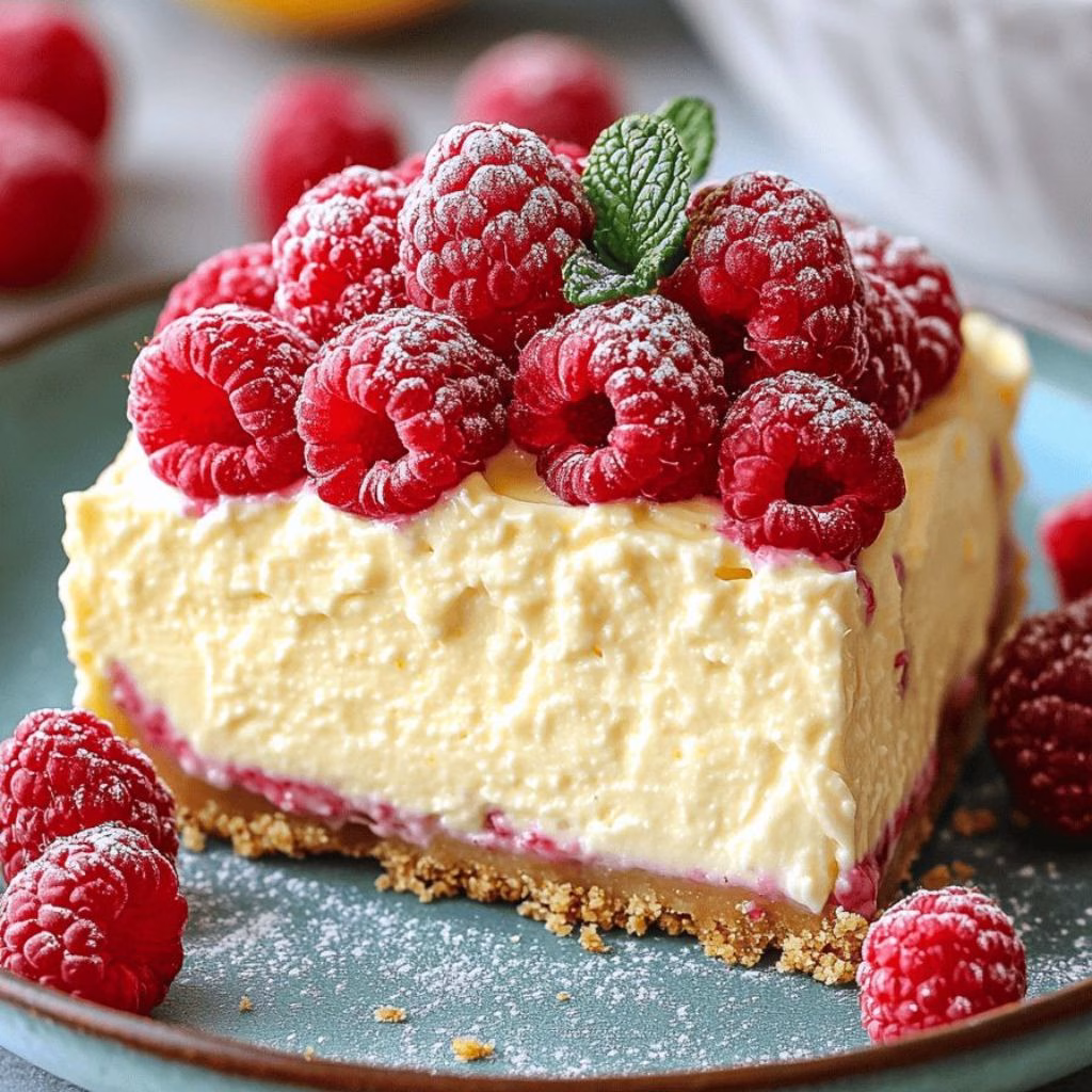 Lemon Raspberry Pie Recipe