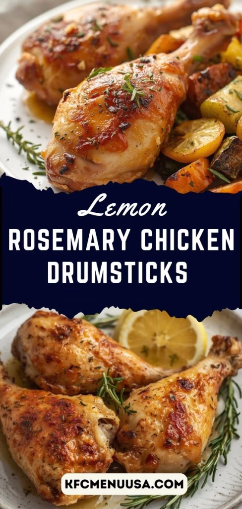 Lemon Rosemary Chicken Drumsticks Recipe