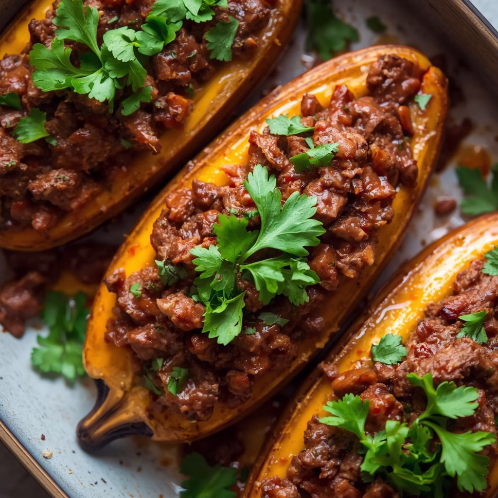 Loaded Stuffed Plantains with Savory Beef Recipe