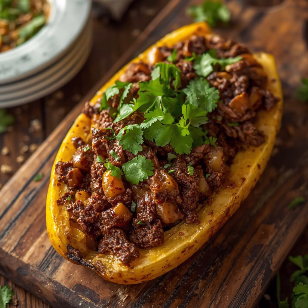 Loaded Stuffed Plantains with Savory Beef Recipe
