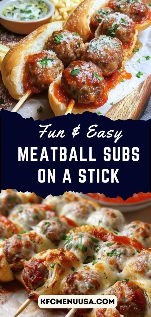 Meatball Subs on a Stick Recipe