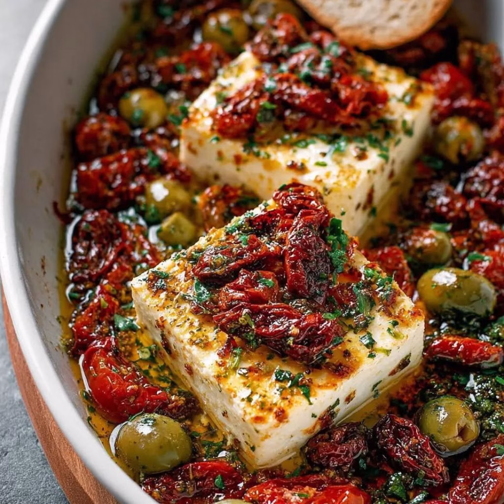 Mediterranean Baked Feta Recipe