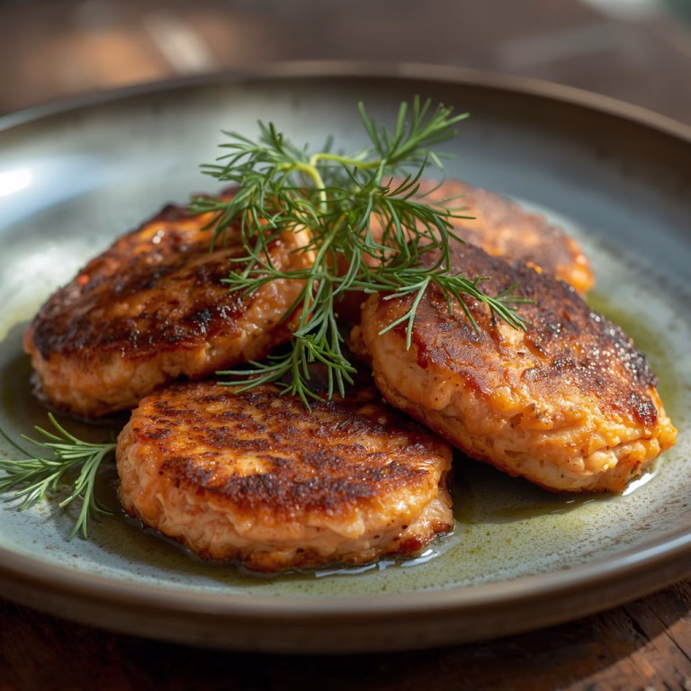 Mediterranean Salmon Patties Recipe
