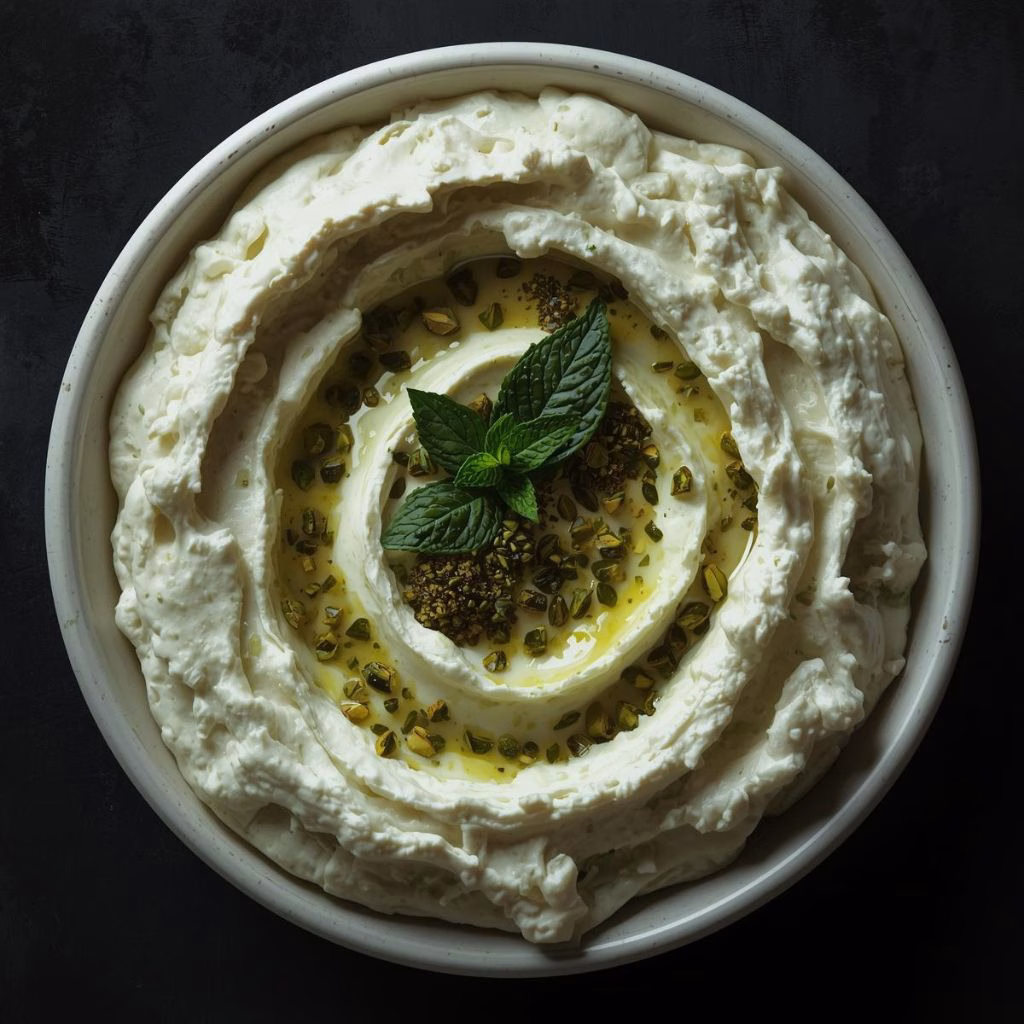 Mint and Pistachio Whipped Feta Recipe