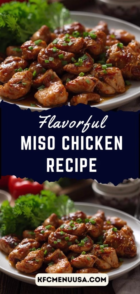 Miso Chicken Recipe