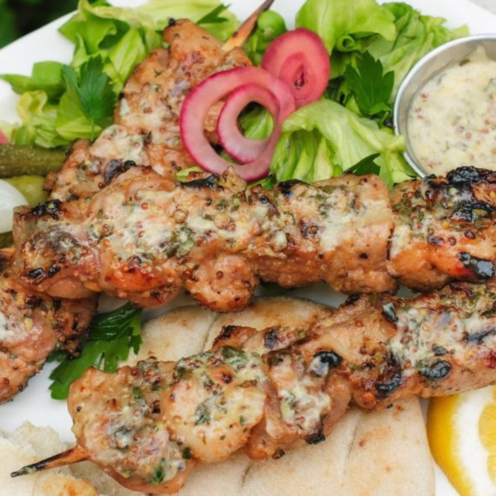 Miso Honey Mustard Chicken Skewers Recipe