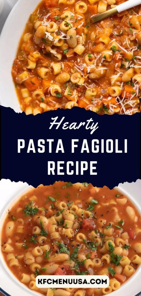 Pasta Fagioli Recipe