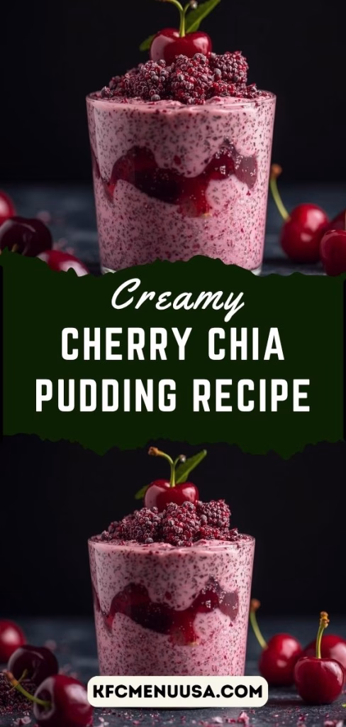 Cherry Chia Pudding Recipe