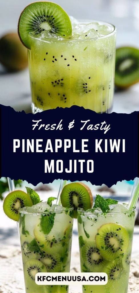Pineapple Kiwi Mojito Recipe