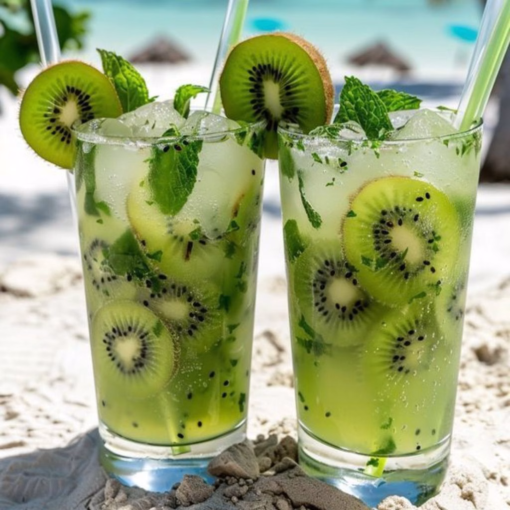 Pineapple Kiwi Mojito Recipe