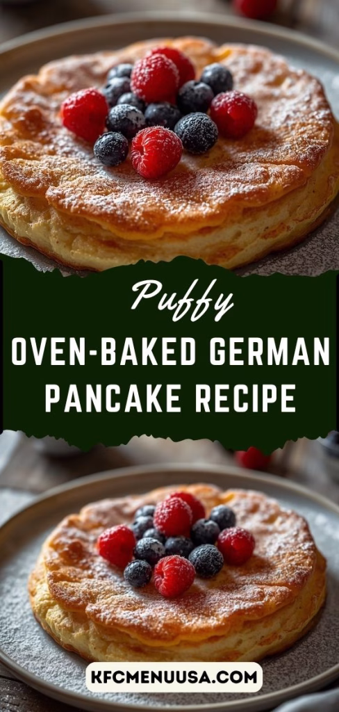 Puffy Oven-Baked German Pancake Recipe