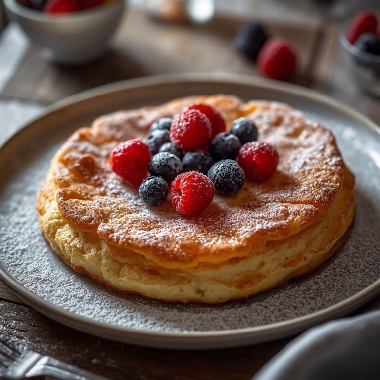 Puffy Oven-Baked German Pancake Recipe