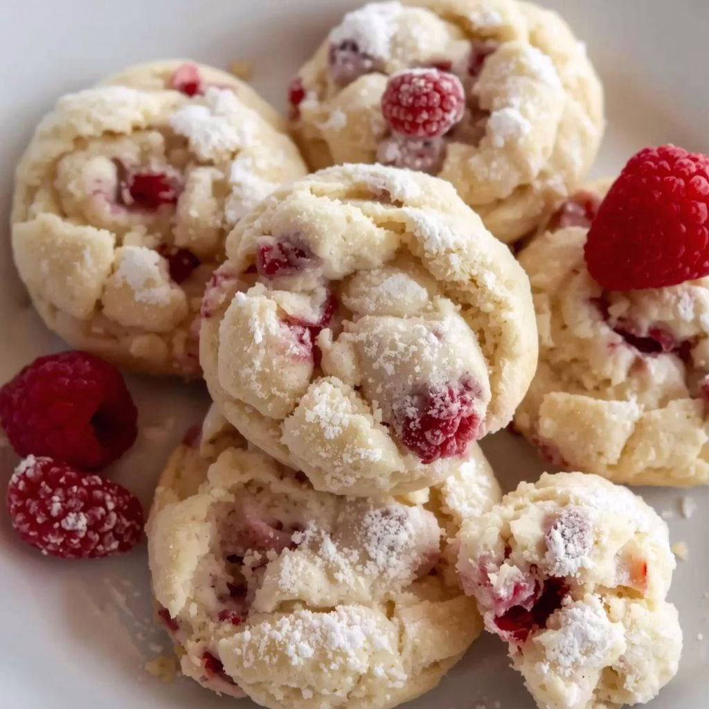 Raspberry White Chocolate Sugar Cookies Recipe