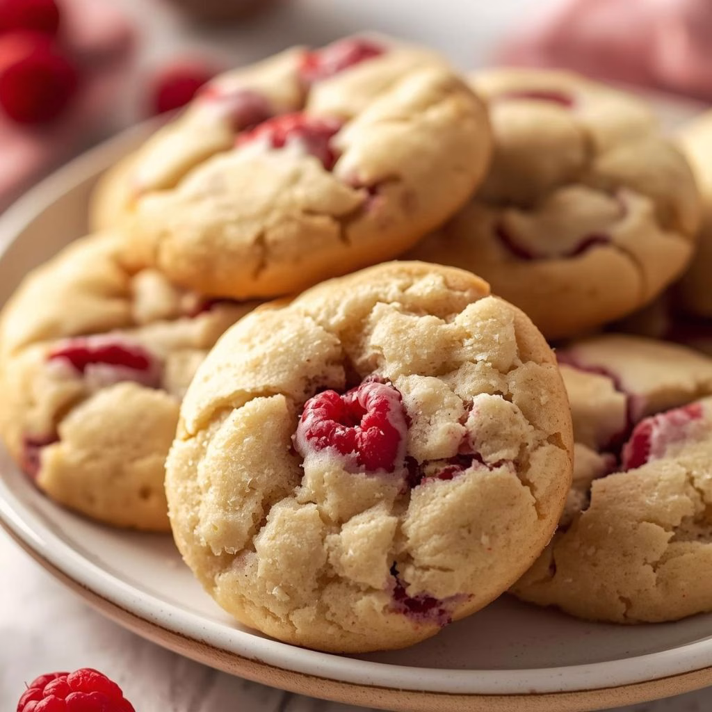 Raspberry White Chocolate Sugar Cookies Recipe