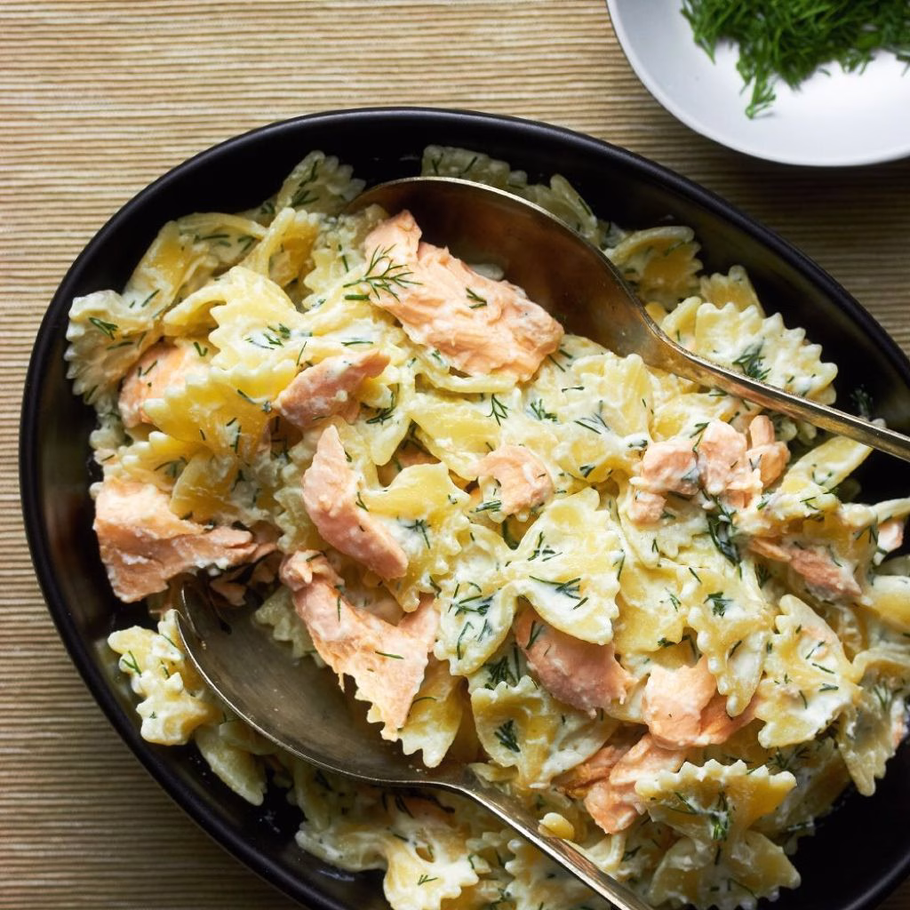 Salmon & Lemon-Ricotta Pasta Recipe