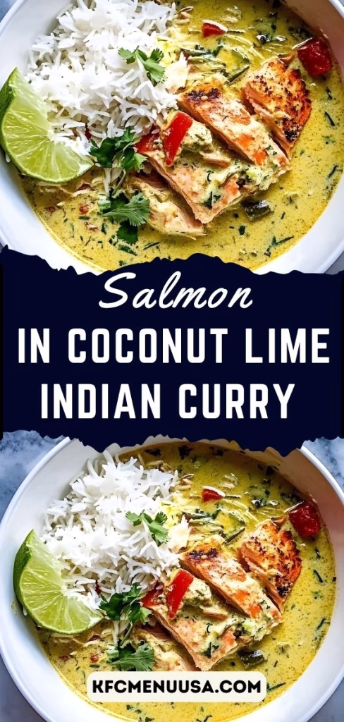 Salmon in Coconut Lime Indian Curry Recipe