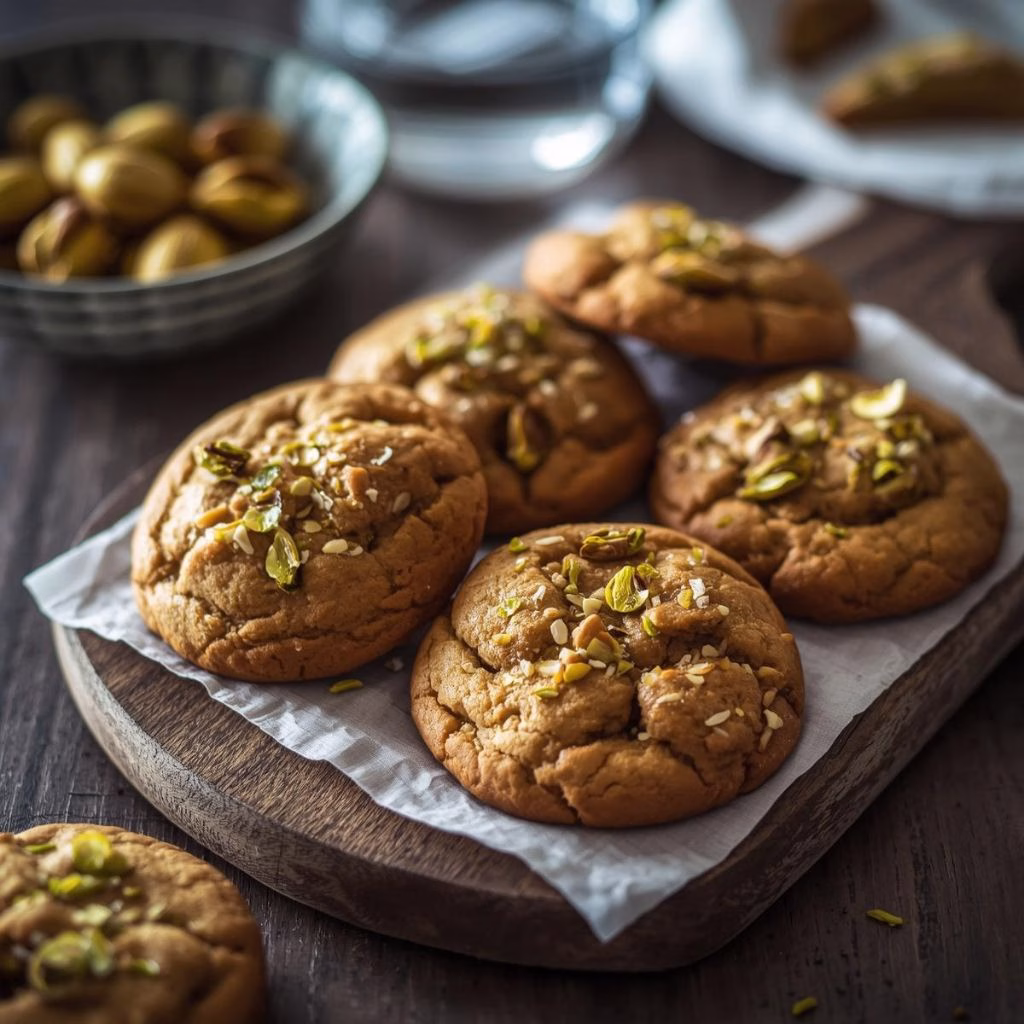 Salted Honey Pistachio Cookies Recipe